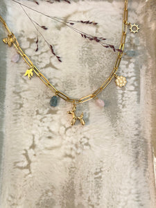 Collier charms Léandre