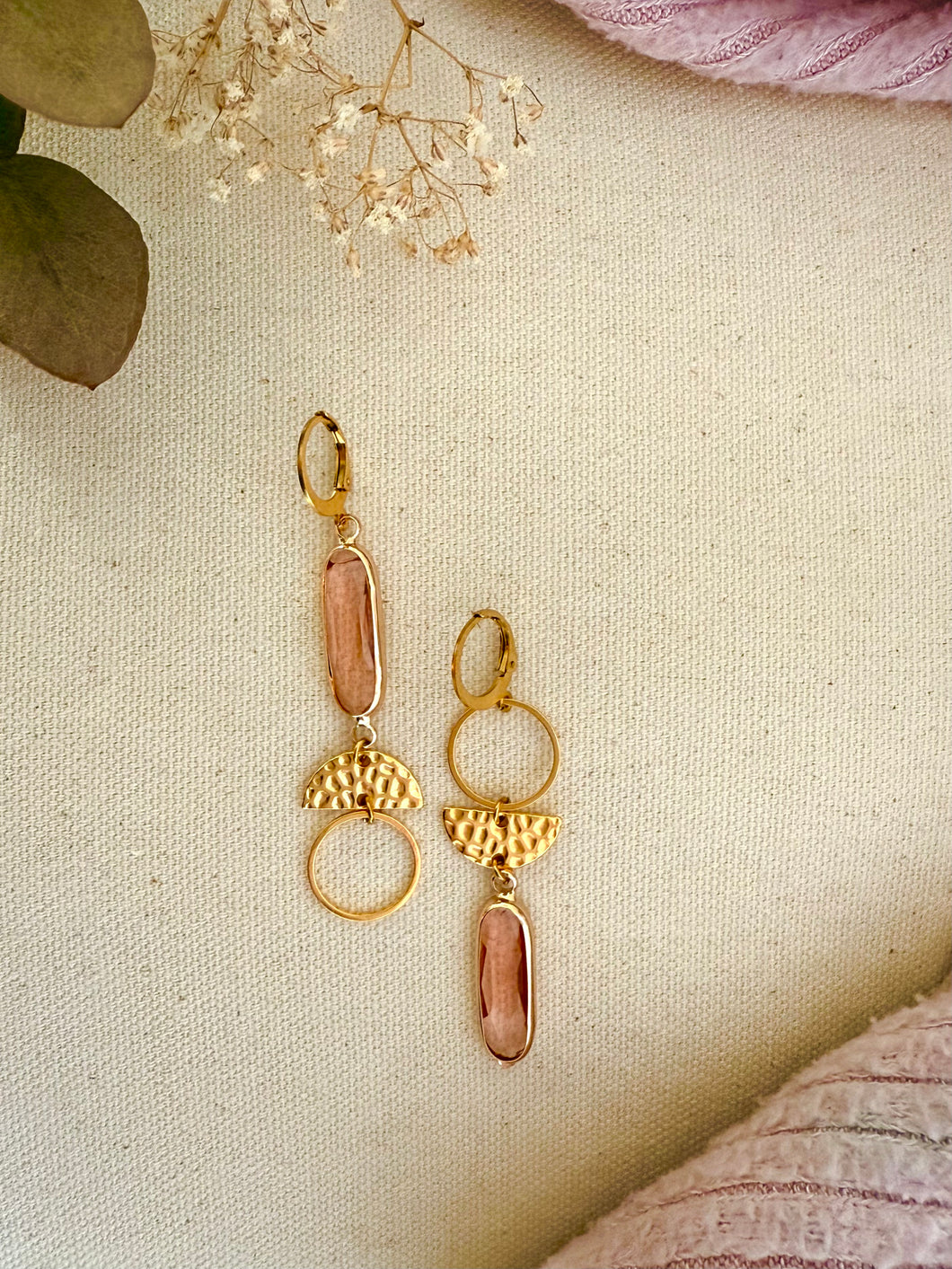 Boucles d’oreilles dépareillées Jackie