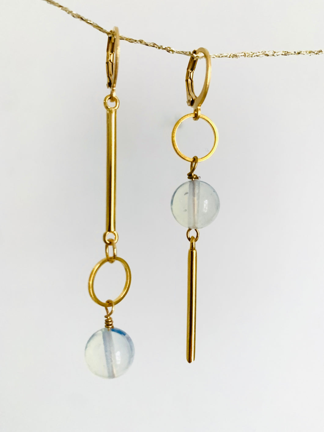 Boucles d'oreilles asymétriques - Marie Pascale